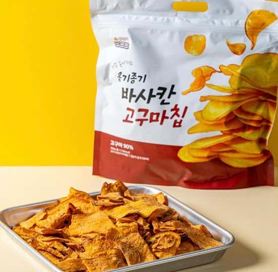 고구마칩 1봉 메뉴 사진(네이버)