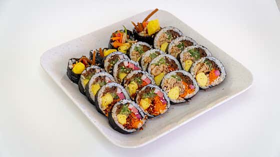 비건김밥 메뉴 사진(네이버)