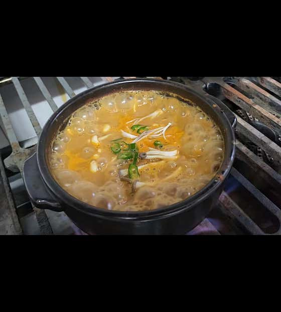 명품 숙성 청국장 메뉴 사진(네이버)