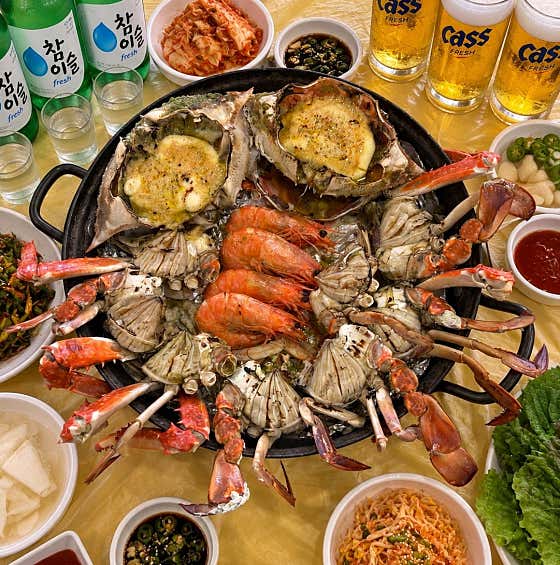 Set 꽃게 새우세트 메뉴 사진(네이버)