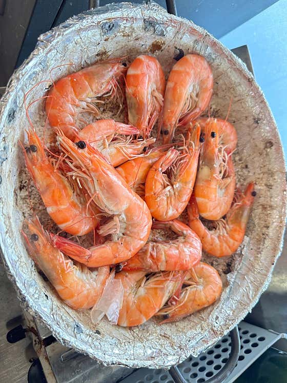 산새우구이 (대하구이) 메뉴 사진(네이버)