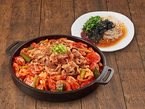 45cm우삼겹달갈비&막국수 메뉴 사진(네이버)