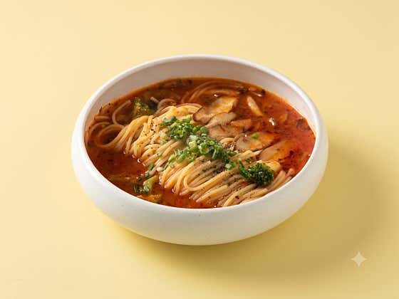 매콤 국물파스타 메뉴 사진(네이버)