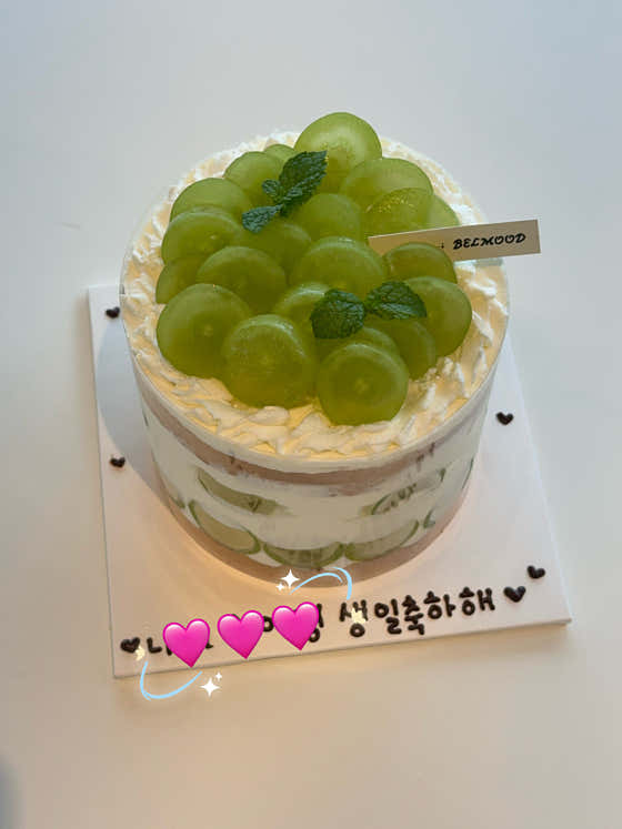 과일 생크림케이크 2호 메뉴 사진(네이버)