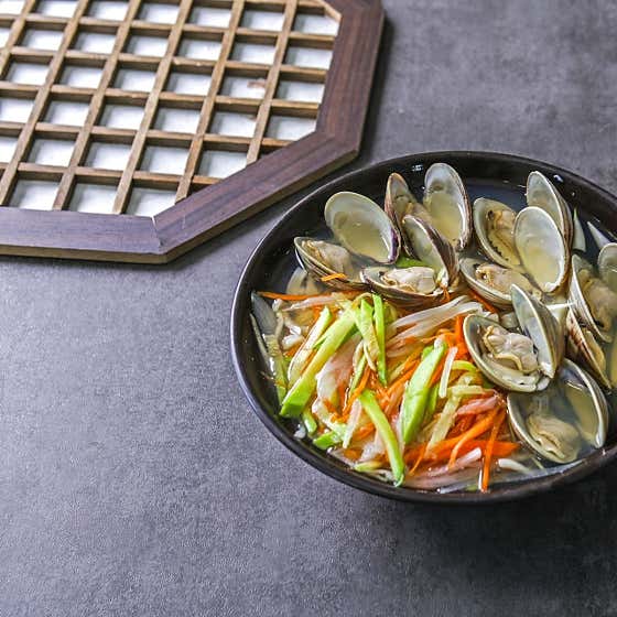 백합칼국수 메뉴 사진(네이버)