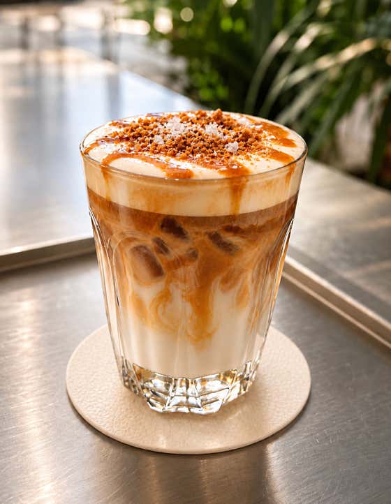 씨솔트카라멜라떼 (ONLY ICE) 메뉴 사진(네이버)