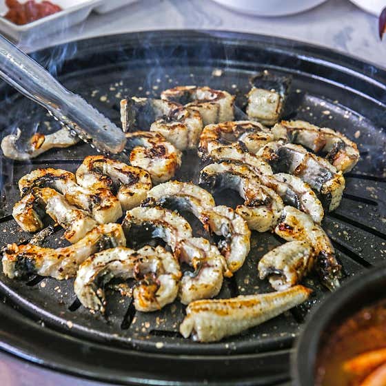 풍천민물장어 참숯구이 메뉴 사진(네이버)