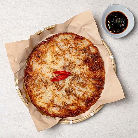 감자채전 메뉴 사진(네이버)