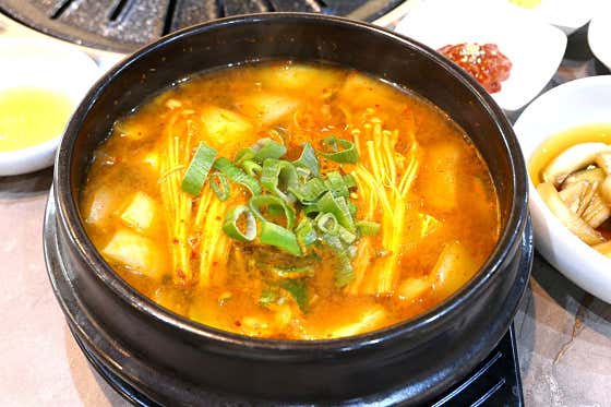 된장찌개(공기밥 포함) 메뉴 사진(네이버)