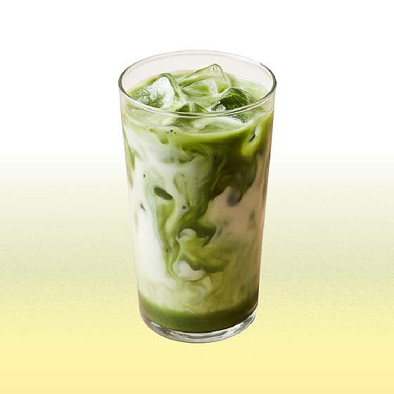 말차 라떼 메뉴 사진(네이버)