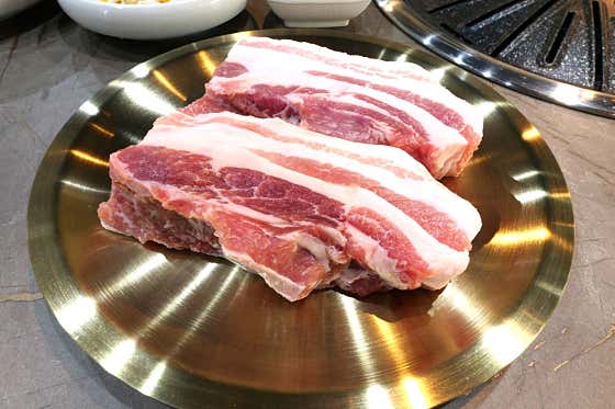 삼겹살 메뉴 사진(네이버)