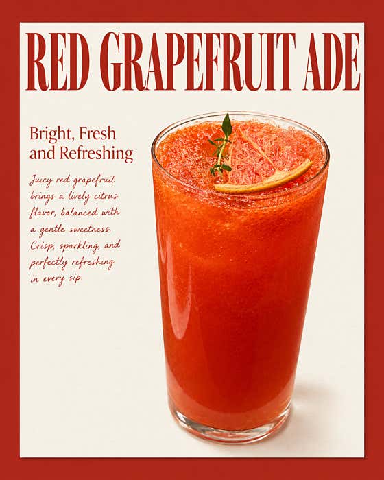 레드자몽에이드 Fruit ade 메뉴 사진(네이버)