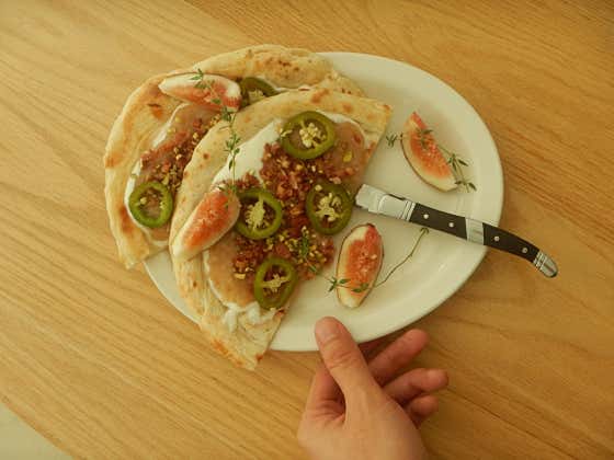 무화과 플랫브레드 (시즌 메뉴) 메뉴 사진(네이버)