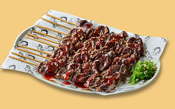 염통꼬치 메뉴 사진(네이버)
