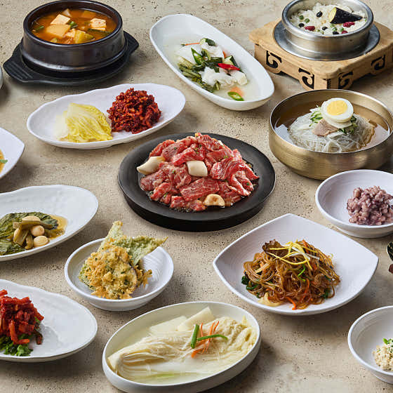 本양념 숯불맛갈비 한정식 메뉴 사진(네이버)