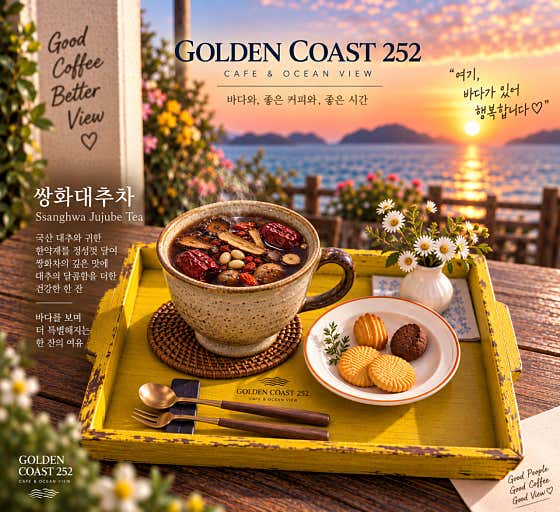 쌍화대추차 메뉴 사진(네이버)
