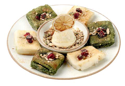 노릇노릇 절편구이&콩스크림 메뉴 사진(네이버)