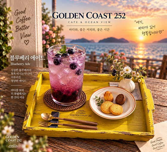 블루베리 Blueberry Ade 메뉴 사진(네이버)