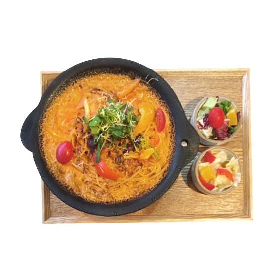 뚝배기 김치 파스타 메뉴 사진(네이버)