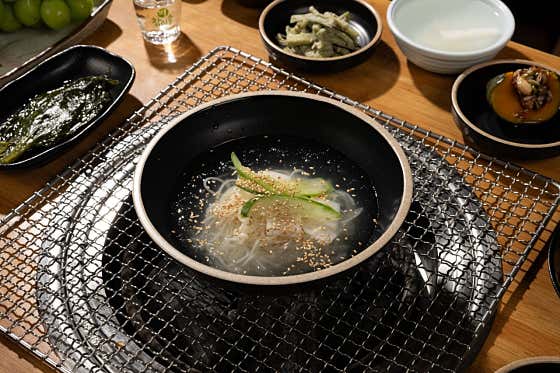 동치미국수 메뉴 사진(네이버)