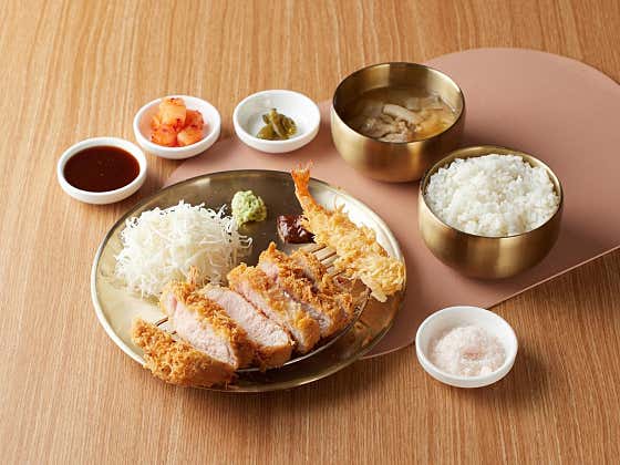 등심 새우카츠 메뉴 사진(네이버)