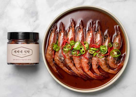 (포장)간장새우장 200g 메뉴 사진(네이버)