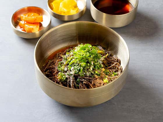 매운들기름메밀면 메뉴 사진(네이버)