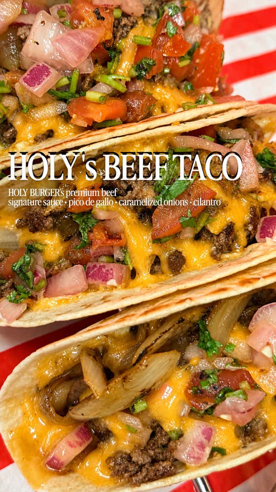 HOLY's BEEF TACO🌮 메뉴 사진(네이버)