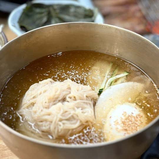 후식냉면 메뉴 사진(네이버)