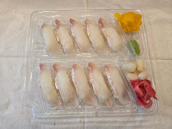 광어초밥 10pcs 메뉴 사진(네이버)