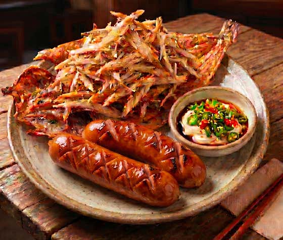 먹태+소세지 메뉴 사진(네이버)