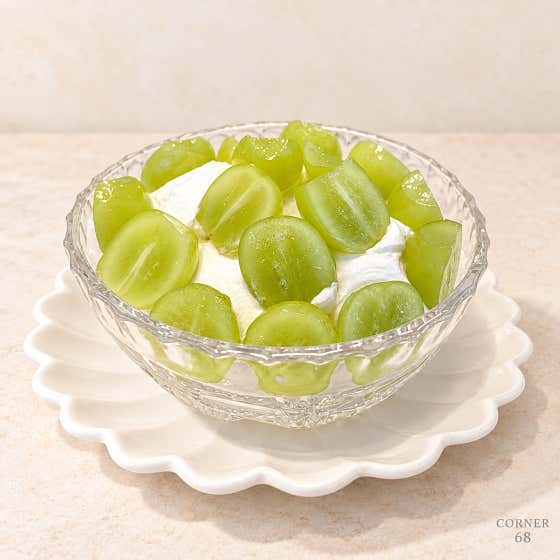 샤인머스켓 그릭 요거트 메뉴 사진(네이버)