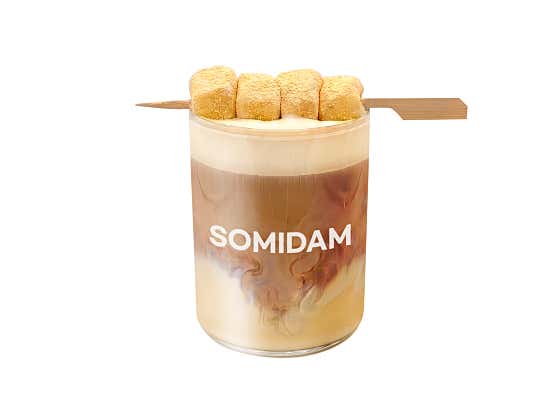 인절미 디핑 크림라떼 메뉴 사진(네이버)