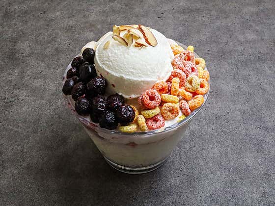 눈꽃빙수 메뉴 사진(네이버)