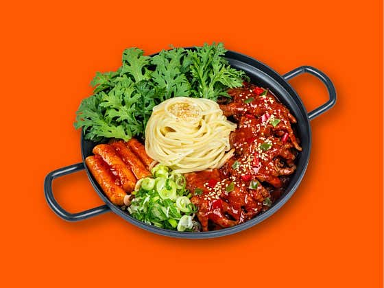 깡면닭발 메뉴 사진(네이버)