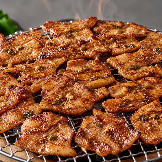 간장삼겹살 (125g) 메뉴 사진(네이버)