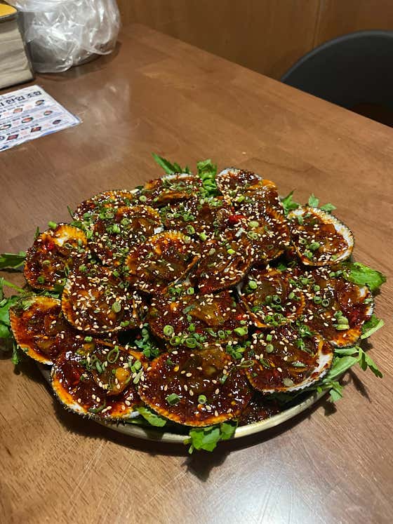 꼬막무침 메뉴 사진(네이버)