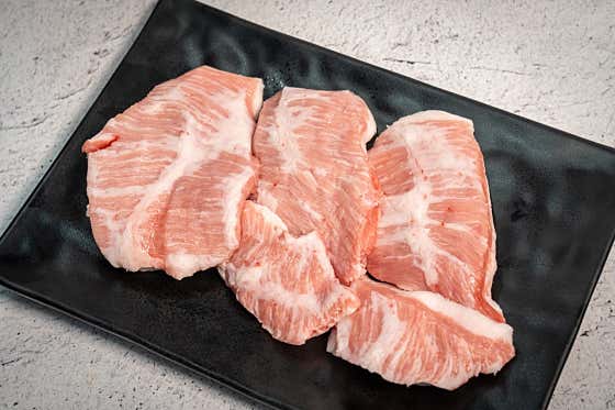 제주 숙성통항정살(180g)한정판매 메뉴 사진(네이버)