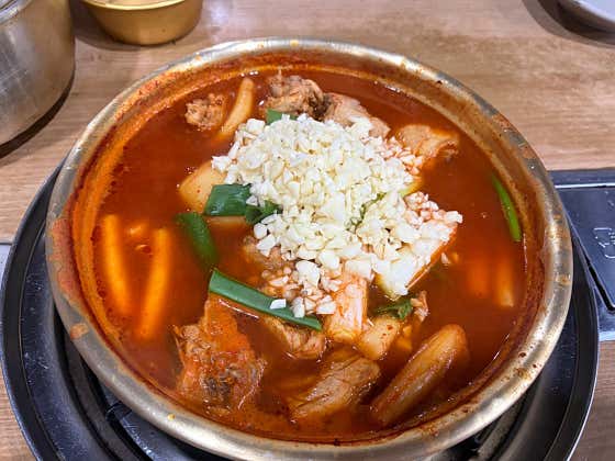 국물 마늘닭도리탕 메뉴 사진(네이버)