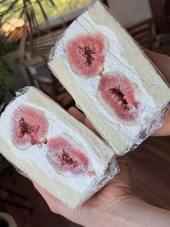 과일산도 (복숭아,무화과) 메뉴 사진(네이버)