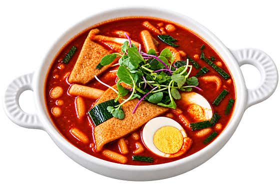 국물떡볶이(약간매운맛) 메뉴 사진(네이버)