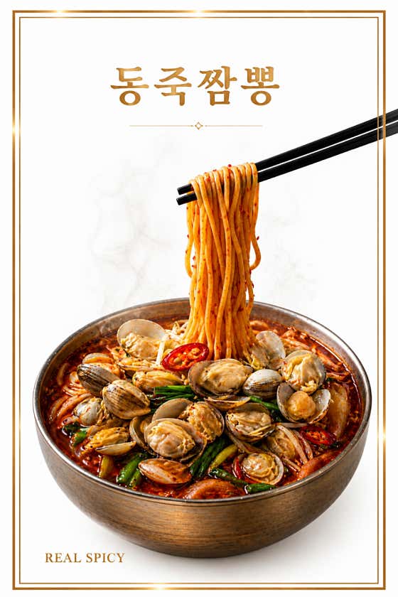 동죽짬뽕 메뉴 사진(네이버)