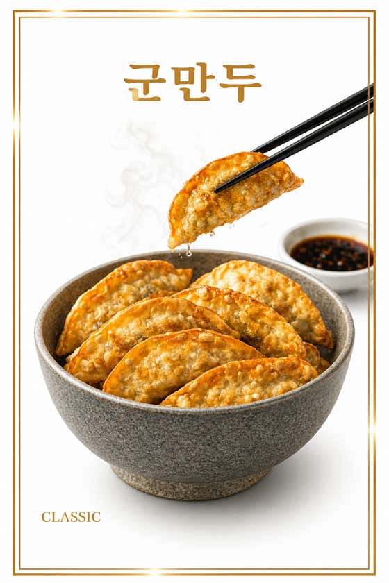 군만두 메뉴 사진(네이버)