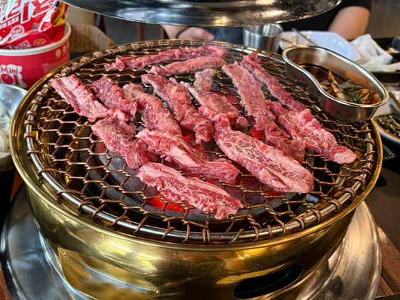 생 황제소갈비살200g 메뉴 사진(네이버)