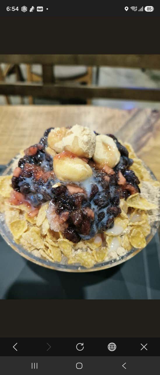 팥빙수 메뉴 사진(네이버)