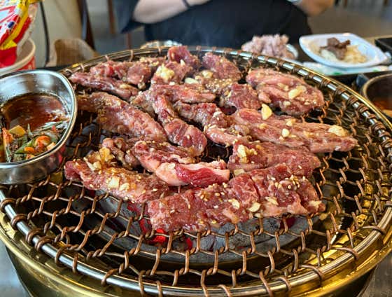 마늘간장 황제소갈비살250g 메뉴 사진(네이버)