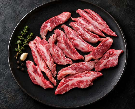(生)황제 소 갈비살 메뉴 사진(네이버)