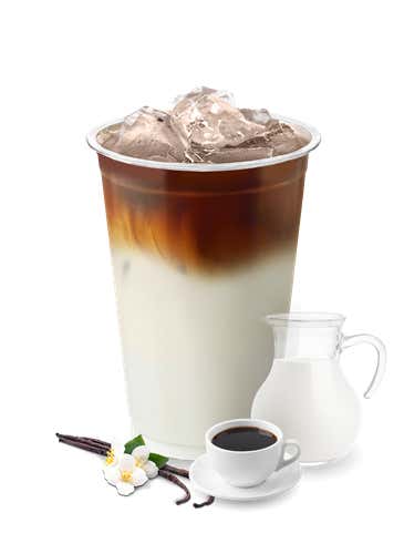 바닐라라떼(hot/ice) 메뉴 사진(네이버)