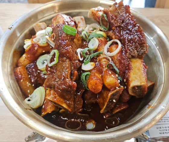 매운양푼소갈비찜 메뉴 사진(네이버)