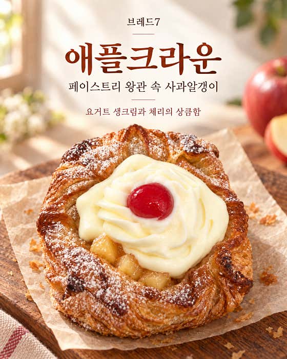 애플크라운파이 메뉴 사진(네이버)